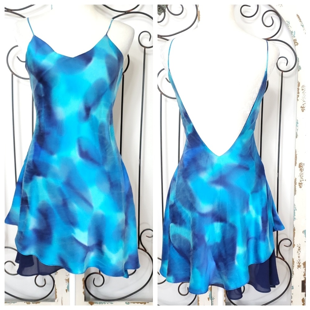 Ashlee silk low-back dress size 8